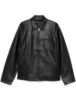 Кожаная куртка Carhartt WIP, черный