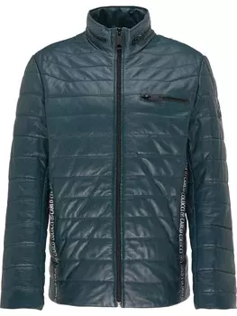 Кожаная куртка Carlo Colucci, синий