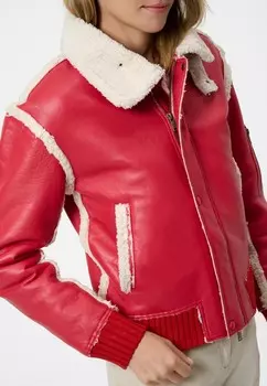 Кожаная куртка CARMEN Ricano, красный