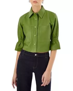 Кожаная куртка Carolina LAMARQUE, зеленый