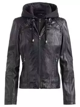 Кожаная куртка CBL, черный