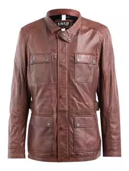 Кожаная куртка CBL, цвет mokka