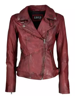 Кожаная куртка CBL, красный