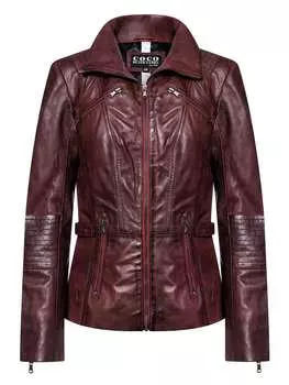 Кожаная куртка CBL, красный