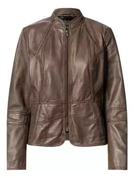 Кожаная куртка CBL, серый