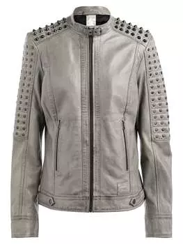 Кожаная куртка CBL, серый