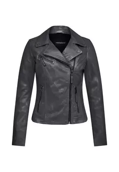 Кожаная куртка CLUB Oakwood, черный