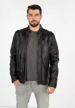 Кожаная куртка COCO BLACKLABEL Dan, черный