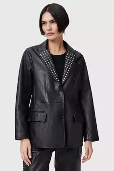 Кожаная куртка Corinna Allsaints, черный