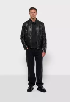 Кожаная куртка CYRIL Oakwood, черный