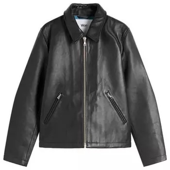 Кожаная куртка Даттон Won Hundred, черный