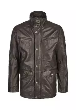 Кожаная куртка Давид bugatti, черный