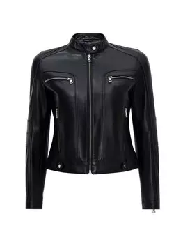 Кожаная куртка Derimod Between-Season Jacket, черный