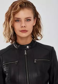 Кожаная куртка Derimod, черный