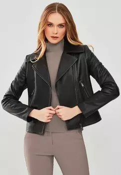 Кожаная куртка Derimod, черный