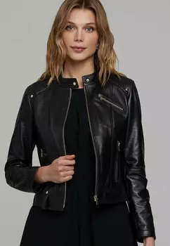 Кожаная куртка Derimod, черный
