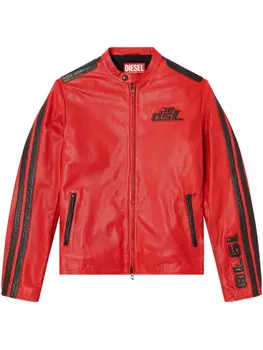 Кожаная куртка Diesel Pop, нейтральный