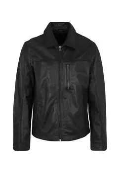 Кожаная куртка Donni - CPT - FS - M с нагрудным карманом CAPITANO, черный