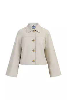 Кожаная куртка DreiMaster, белый