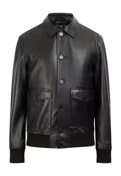 Кожаная куртка DreiMaster, черный