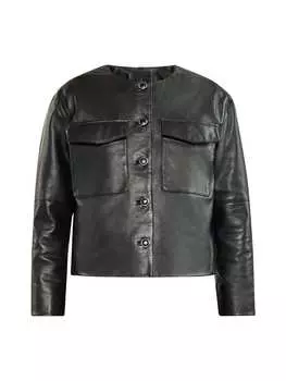 Кожаная куртка DreiMaster, черный