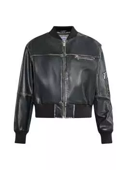 Кожаная куртка DreiMaster, черный