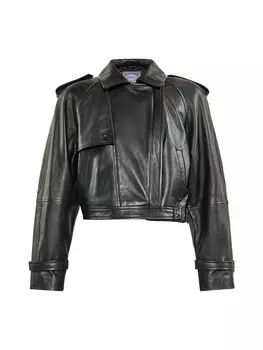 Кожаная куртка DreiMaster, черный