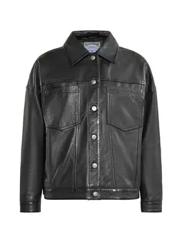 Кожаная куртка DreiMaster, черный