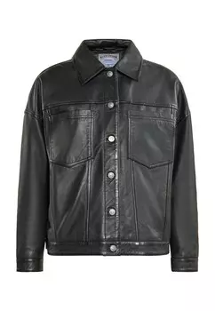 Кожаная куртка DreiMaster, черный