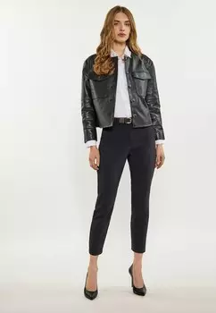 Кожаная куртка DreiMaster, черный