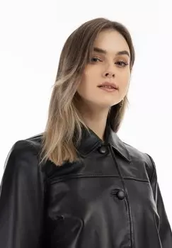 Кожаная куртка DreiMaster, черный