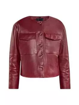 Кожаная куртка DreiMaster, цвет weinrot