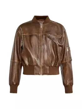 Кожаная куртка DreiMaster, коричневый