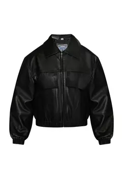 Кожаная куртка DreiMaster Lederblouson, черный