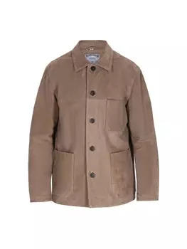 Кожаная куртка DreiMaster, серый