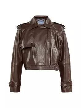 Кожаная куртка DreiMaster, темно-коричневый