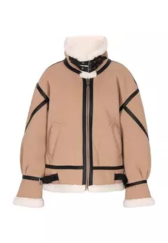 Кожаная куртка DreiMaster Vintage Between-Season Jacket, кэмел