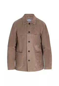 Кожаная куртка DreiMaster Vintage Between-Season Jacket, серо-коричневый