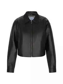 Кожаная куртка DreiMaster Vintage, черный