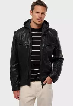 Кожаная куртка DRIVE 1 Oakwood, черный