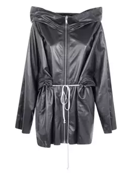 Кожаная куртка Dwastrings Rick Owens, черный