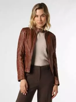 Кожаная куртка джеки Maddox, коричневый