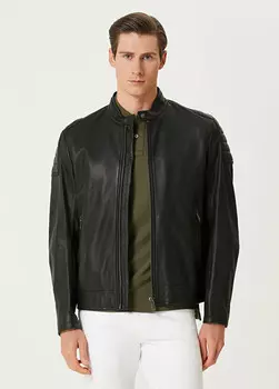 Кожаная куртка Джомото Boss, черный