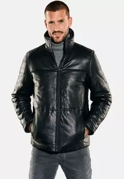 Кожаная куртка Emilio Adani, черный