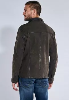 Кожаная куртка Emilio Adani, коричневый