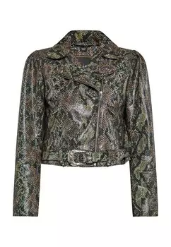 Кожаная куртка faina Between-Season Jacket, разноцветный