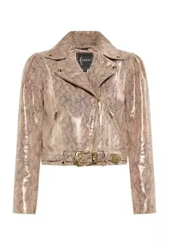 Кожаная куртка faina Between-Season Jacket, золотой