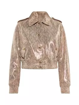 Кожаная куртка faina, цвет regenbogen schlange