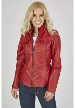 Кожаная куртка Fema 7eleven, красный