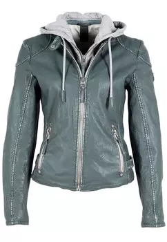 Кожаная куртка FINJA Gipsy by Mauritius, темно-зеленый
